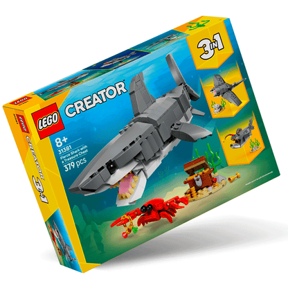 Squalo con scrigno del tesoro LEGO Creator 31381