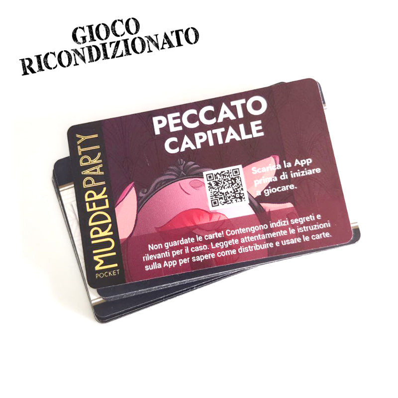 RICONDIZIONATO Murder Party Pocket - Peccato Capitale Cranio Creations Escape Room Family 9791281377011