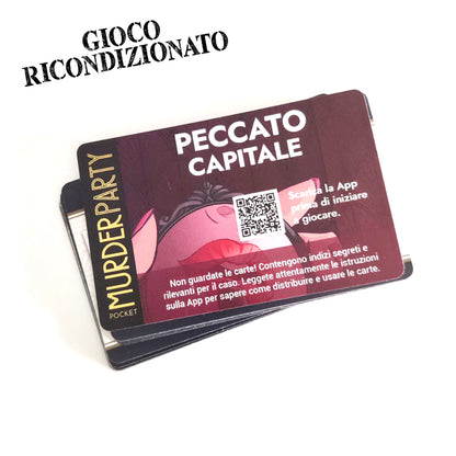 RICONDIZIONATO Murder Party Pocket - Peccato Capitale Cranio Creations Escape Room Family 9791281377011