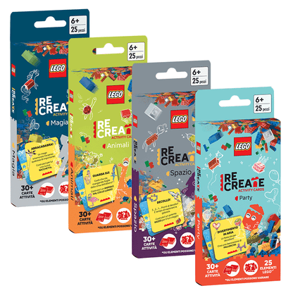 ReCreate Activity Cards  Magia LEGO carte party games 8054144618029