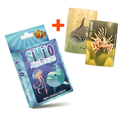 Similo Animali Acquatici + promo card Ghenos Games Carte Family 8033609533497