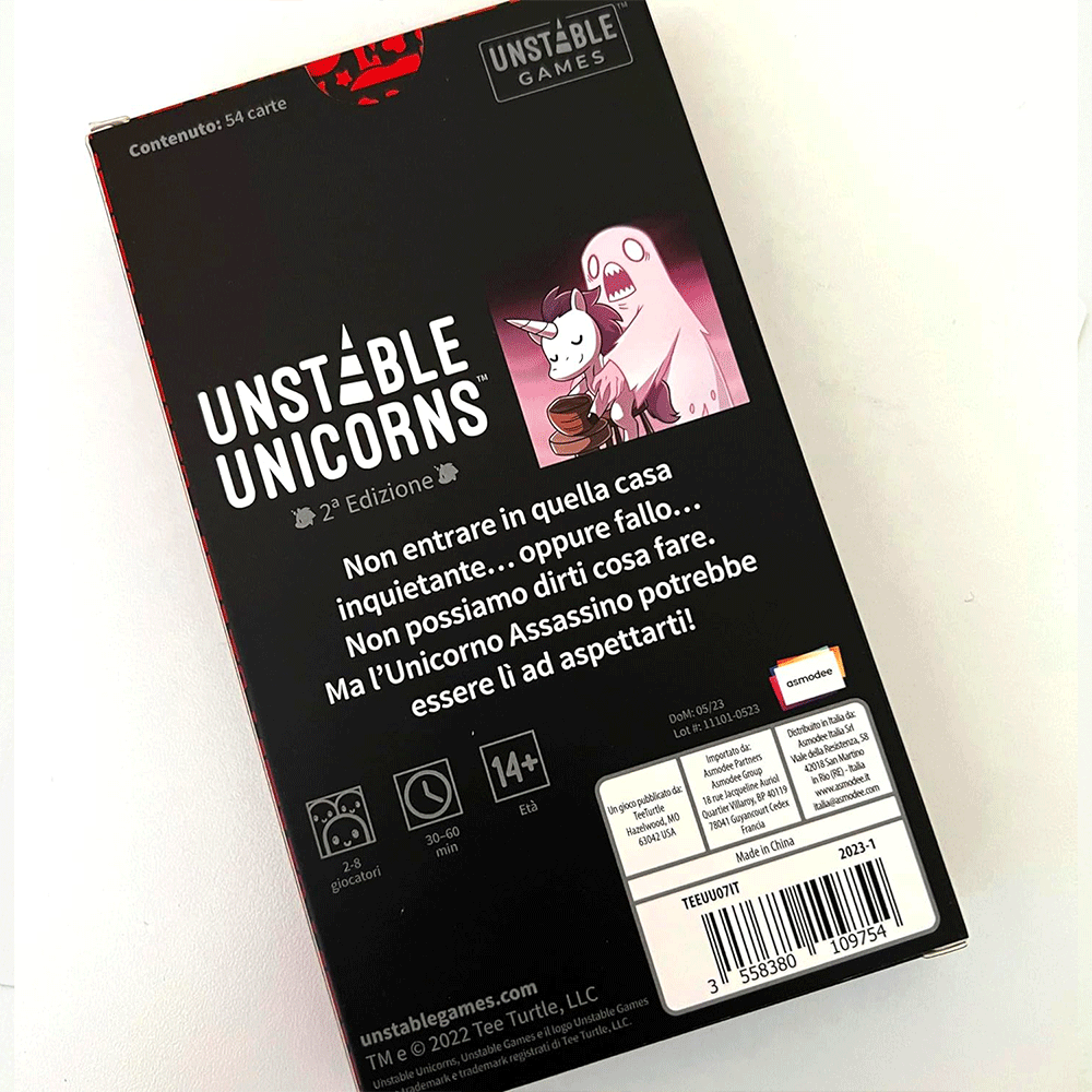 Unstable Unicorns - Esp. Nightmares Asmodee Carte Party Games 3558380109754