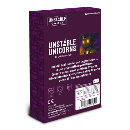 Unstable Unicorns - Esp. Rainbow Apocalypse Asmodee Carte Party Games 3558380092858