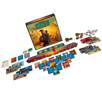 7 Wonders Duel Asmodee carte per due giocatori 5425016924242