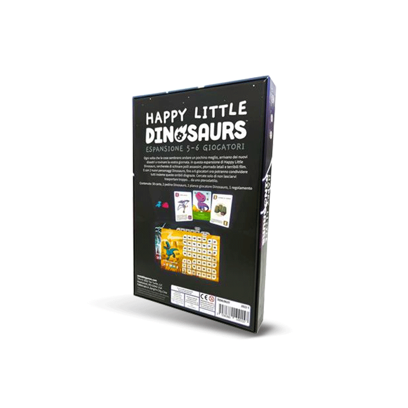 Happy Little Dinosaurs espansione 5-6 giocatori Asmodee Carte Family 3558380100157