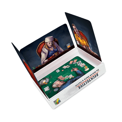DV Giochi Decktective Death Card Coffin - Pocket-Sized 3D Murder Mystery Game