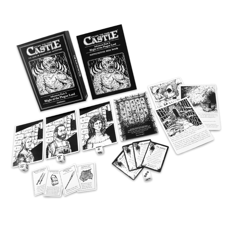 Escape The Dark Castle Adventure Pack 3 - Blight of the Plague Lord Ghenos Games Cooperativi Esperti 8033609531622