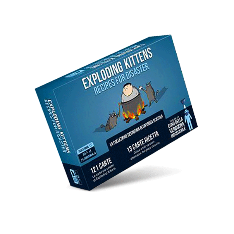 Exploding Kittens Recipe Cards Exploding Kittens Recipes for Disaster ita Asmodee Carte Party Games 0 ...