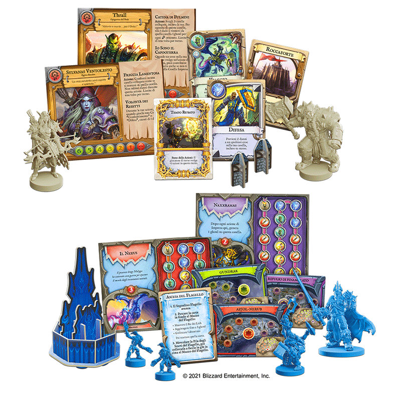 Pandemic World of Warcraft: Wrath of The Lich King Asmodee Cooperativi Esperti 3558380018643