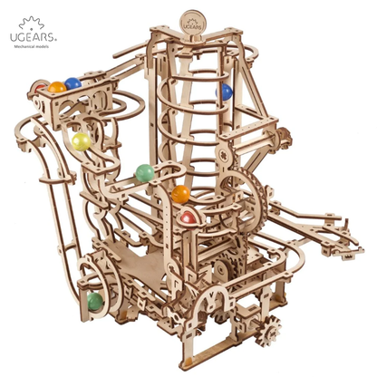 Pista da biglie 4 - Scivolo a Spirale - modellini UGEARS 4820184121492